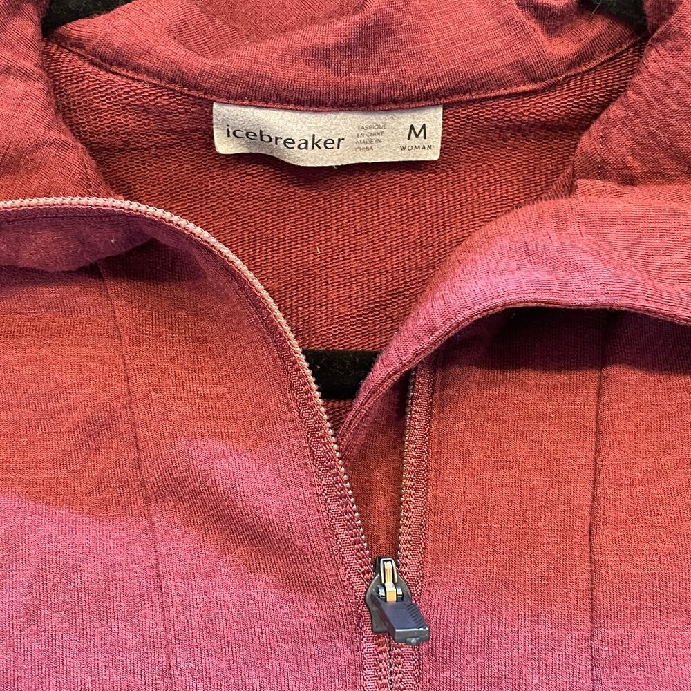 Icebreaker Women's Merino 260 Quantum Long Sleeve Zip Hoodie Medium